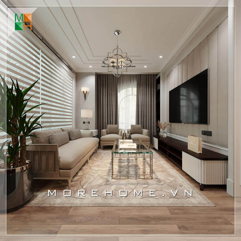 Mách bạn những mẫu thiết kế phòng khách biệt thự, nhà phố đẹp