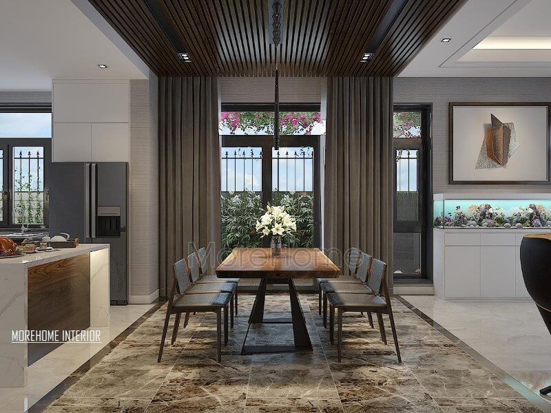 Top 18 mẫu trang trí bộ bàn ăn 6 ghế được ưa chuộng nhất