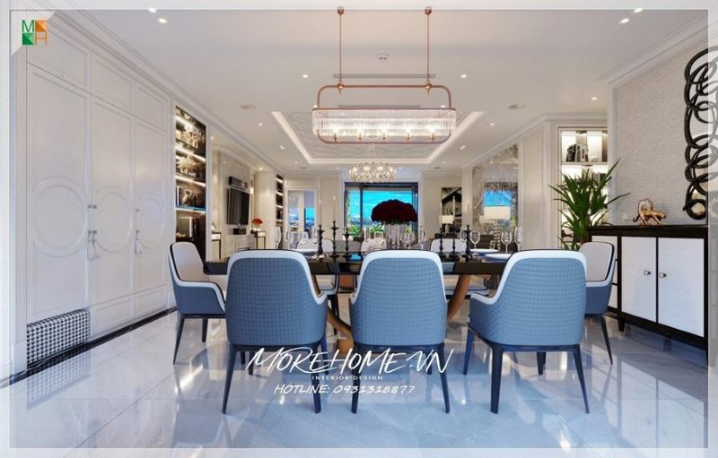 Gợi ý 16 mẫu thiết kế nội thất bàn ăn nội thất đóng vai trò quan trọng trong bữa ăn mang tính năng sử dụng và thẩm mỹ cao