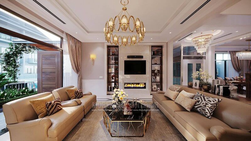 Sản phẩm bàn trà đẹp cho không gian phòng khách biệt thự ciputra tây hồ hà nội