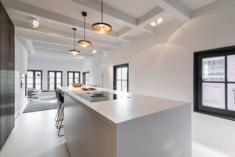 Tổng hợp những mẫu đá nhân tạo ốp bàn bếp